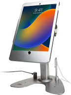 CTA Digital Dual Kiosk Stand – CTA Dual Security Kiosk Stand with Locking Case and Cable for iPad 7th,/ 8th/ 9th Gen 10.2” (PAD-ASK10)