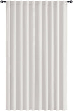Hiasan Room Divider Curtains Patio Sliding Door Blackout Curtain Privacy Room Thermal Insulated Noise Reduction Panel with Back Tab & Rod Pocket for Bedroom Partition(80 x 84 Inches, Ivory)