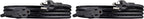 Amazon Basics Extension Cord, 13 Amps, 125V, 6 Foot, Black - Pack of 2