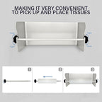 G-Sunny Garage Paper Towel Holder,Aluminum Wall-Mount Paper Towel Holder for Enclosed Trailer,Shop,Garage,Storage,5th Wheel,RV (Silver)
