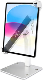 Anti-Theft Desktop Tablet Kiosk Stand for 7-11" Tablets, Security Countertop Stand with Lock & Key, 360 Swivel, Non-Slip Rubber, Compatible with iPad Pro 11/Air/Mini, Galaxy Tab S9/S8/S7