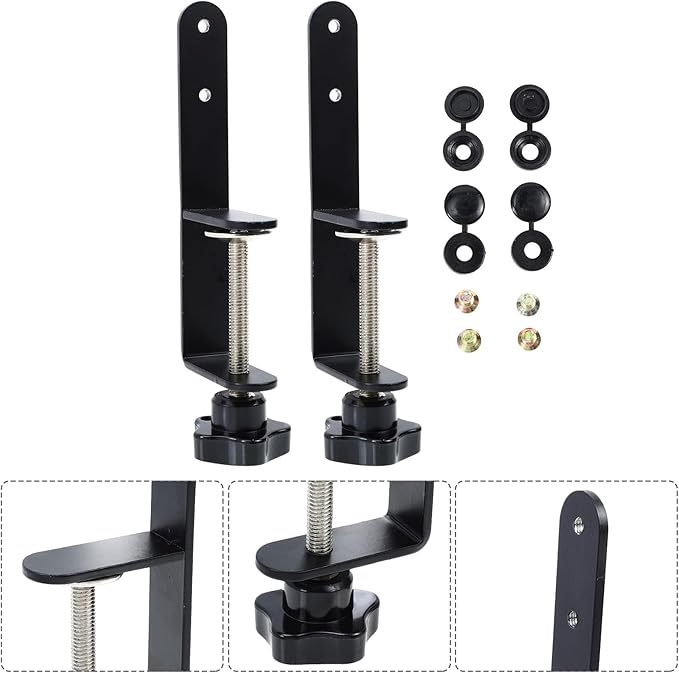 Metal Pegboard Hooks Set Sturdy Pegboard Bracket Clips for Easy Installation, Organizing Small Utensils Crafts, Black, Home Use