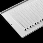 16x12 Return Air Grille(Duct Opening Size),Air Return Vent Cover,Flat Vent Cover,Rejillas De Aire Acondicionado Para Casa,Return Air Grilles,Outer Dimensions:17.75"Wx13.75"H(16"W x 12"H, Duct Opening)