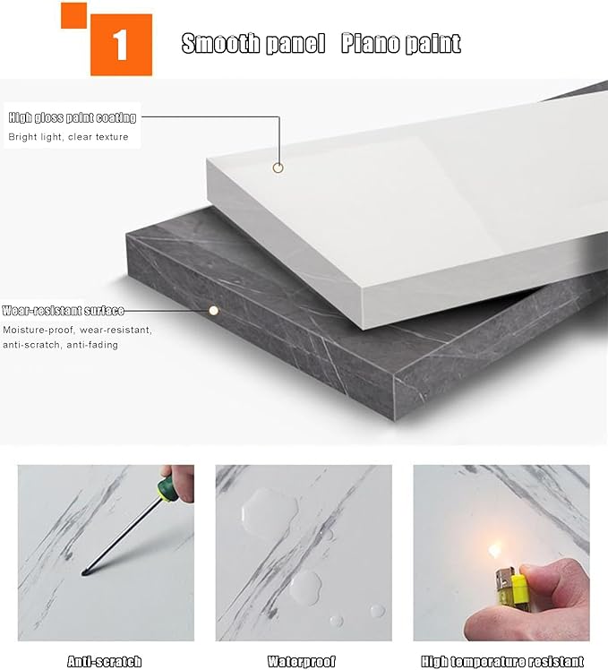 Reception Desk, Checkout Counter, Reception Counter Desk, eception Counter Desk with Adjustable Shelf & Lockable Drawers, for Clothing Store, Company Front Desk, Coffee Shop