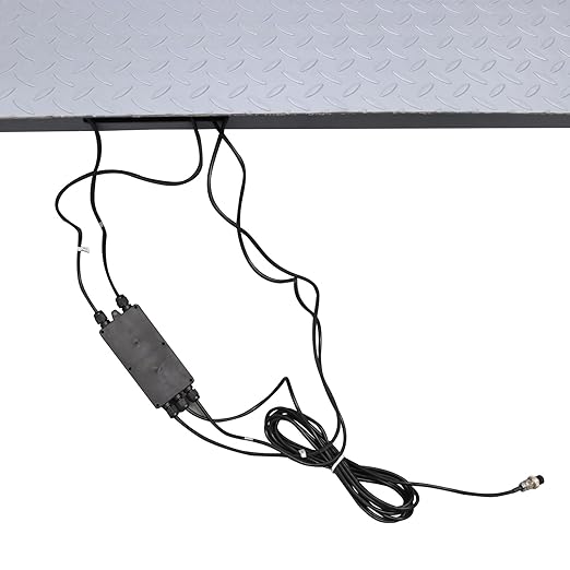 1-5T Industrial Floor Scale Heavy Duty Pallet Scales(4.92ft*4.92ft) Pallet Floor Scale with Smart Digital Indicator for Warehouse Shipping, Commercial Weighing 100-240V