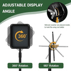 Sign Holder - 8.5x11 inch Sign Stand Holder Adjustable Display Stand Floor Standing Sign Holder, Signage Stand with Snap-Open Frame Display for Malls,Schools,Restaurants (Black)