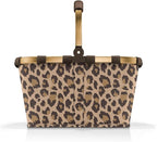 reisenthel carrybag leo macchiato - Sturdy shopping basket with plenty of storage space and practical inner pocket - Elegant and water-repellent design