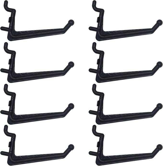 Colorstorm 200 PCS Mixed Styles Pegboard Hooks Assortment Kit Organizing Various Tools for Hanging Storage, Garage Wall Attachments