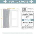 ChrisDowa Grommet Blackout Curtains for Bedroom - Thermal Insulated Room Darkening Curtains for Living Room (1 Panel Set, Stone Blue, 52W x 54L)