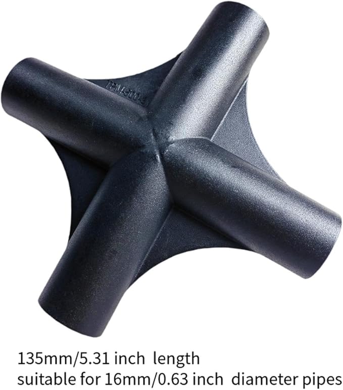 4 Way Connector, Tent Joint Outdoor Tent Replacement Connector,Canopy Parts Spare Parts, Portable Connector Tent Pole Connector