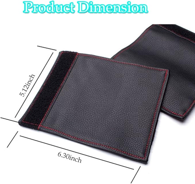 Car Grab Handle Cover,Soft Car Handle Protector,Car Grip Gloves,PU Leather Material,Interior Accessories for Most Cars,2Pcs
