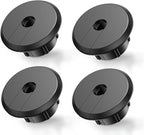 Wall Bushing Grommet for Starlink Dishy Router Ethernet adapter Cable, Starlink Cable Routing Kit Feed-Through for 1 inch Wall Hole and Furnitures Wire Hole (Black, 4 Pack)