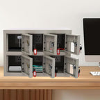 6 Slots Cell Mobile Phone Steel Locker with Lock, Cell Phone Locker with Charging Station, Cellphone Locker for Schools, Conference Rooms, and Offices