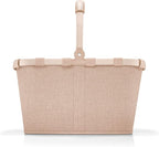 reisenthel carrybag twist coffee - Sturdy shopping basket with plenty of storage space and practical inner pocket - water-repellent