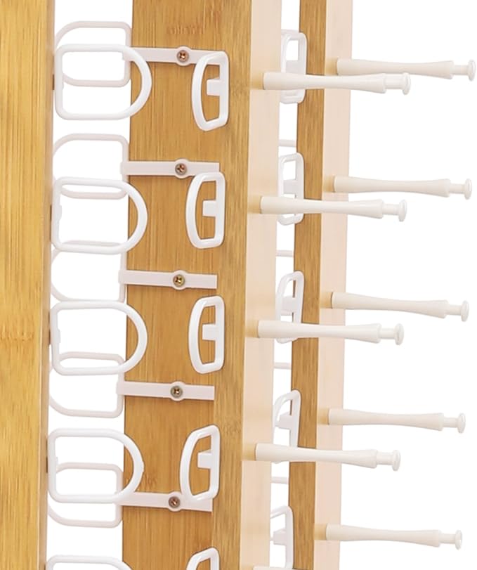 Sunglasses Display Stand, 144 Pairs Wooden 360° Rotating Sunglass Eyeglass Holder Organizer, Glasses Hanger Storage Rack for Retail Commercial Display, W14.6*H66.1in (Yellow)