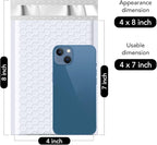 Fuxury Bubble Mailers 4x8" White Padded Envelopes 19200 Pack Bulk Strong Adhesion Full Pallet of Padded Mailers Thick Bubble Envelopes for Small Business Mailing Small Items,Jewelry,Makeup