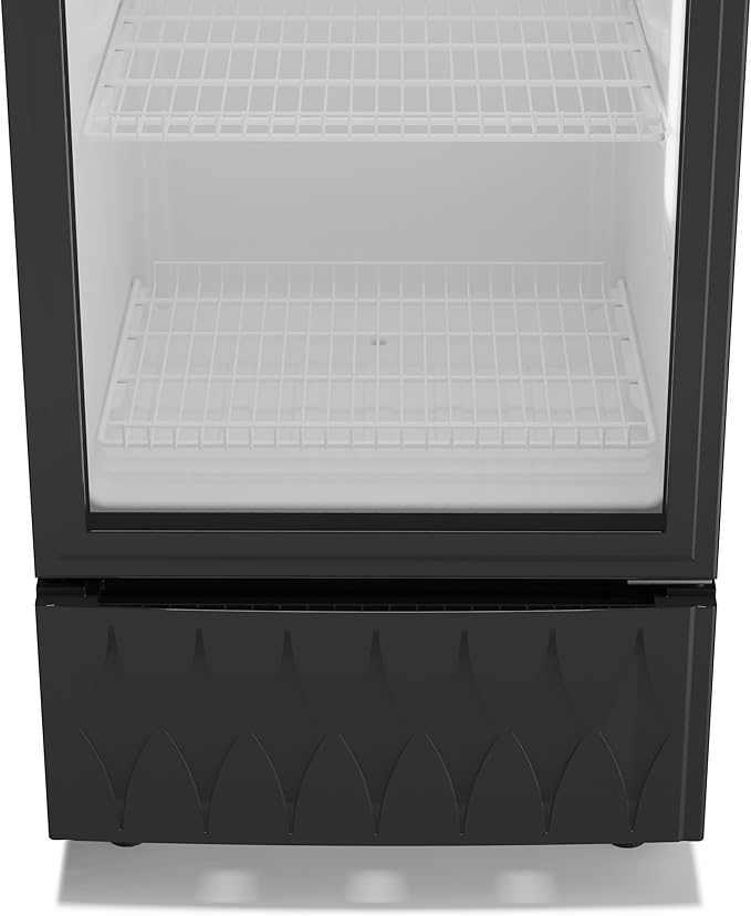 KoolMore 22 in. 9 cu. ft. Commercial One Glass Door Beverage Display Merchandiser Refrigerator Cooler, ETL Listed in Black