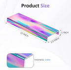 Acrylic Shelf Riser 12x3.9x1 pack of 2, Iridescent Display Shelf 12” for Shoes, Glasses, Plants, Home Decors, Perfume, 12x3.9x1 Inch