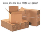 BOX USA 6x6x30 Tall Corrugated Boxes, Tall, 6L x 6W x 30H, Pack of 25 | Shipping, Packaging, Moving, Storage Box for Home or Business, Strong Wholesale Bulk Boxes