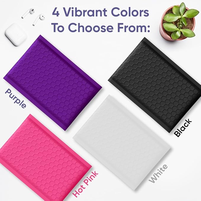Black Small Poly Bubble Mailers 6x10 inch #0 | Self Seal Padded Envelopes | Cushioned Bubble Mailer | Usable Size 6x9 | WaterProof | Lightweight mailing Shipping Bags | 250 Pack Bulk