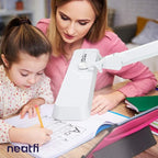 Neatfi XL 2,500 Lumens LED Task Lamp, 22 Inches Wide, 30W, 162 Pcs SMD LED, Eye-Caring, Desk Light with Clamp for Home, Office, and Study Room (Non-CCT, White)