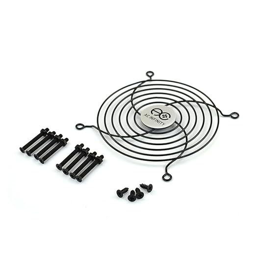 AC Infinity Ventilation Grille, for PC Computer AV Electronic Cabinets, Also mounts one 120mm Fan