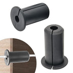 2pc Starlink Cable Grommet 3/4" Silicone Waterproof Wall Hole Pass Through Split Cable Bushings for TV Wire Ethernet Cord, Starlink Cable Routing Kit Accessories,38mm/1.5"Ht, Black
