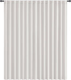 Hiasan Privacy Room Divider Patio Sliding Door Curtain Extra Wide Blackout Thermal Insulated Curtains with Back Tab & Rod Pocket for Bedroom Partition Living Room (120 x 84 Inches, Ivory)