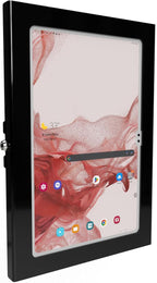 TABcare Locking Anti-Theft Metal Case for Samsung Galaxy TAB A8 10.5" Tablet for Kiosk, POS, Store, Show Display, Time Clock (TAB A8 10.5, Black)