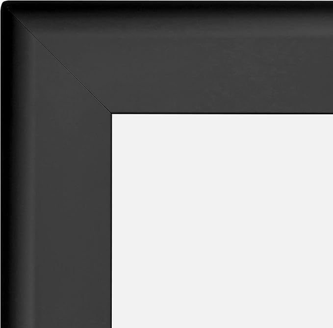 SnapeZo 2-Pack 36x48 Inches Black Poster Frames, Front-Loading Snap Frame, 1.7" Aluminum Profile, Wall Mounted