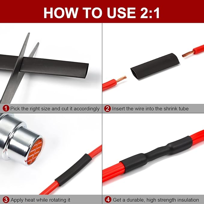 Chanzon 2:1 Ratio - 80Ft Roll - 1-3/8" (35mm) Heat Shrink Tubing 2:1(25M Total Length) Clear/Transparent Polyolefin Sleeving Wrap Shrinking 2 to 1 1pcs