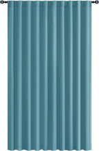 Hiasan Room Divider Curtains Patio Sliding Door Blackout Curtain Privacy Room Thermal Insulated Noise Reduction Panel with Back Tab & Rod Pocket for Bedroom Partition(80 x 84 Inches, Turquoise)