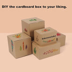EdenseeLake 40 Pack 10x4x4 inches Shipping Boxes Corrugated Cardboard Boxes for Packing, Mailng, Moving, Brown