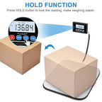 Fuzion-LiftX Shipping Scale, 440LB/200KG x 10g Digital Postal Scale, Hold/Tare Function, Shipping Scale for Packages Small Business/Luggage/Mailing/Postage, Battery & AC Adapter Included
