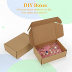 MEBRUDY 6x4x2 Inches Shipping Boxes Pack of 75, Small Corrugated Cardboard Box for Mailing Mailer Packing, Brown