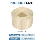 PATIKIL Birch Edge Banding, 3 in x 25 ft Wood Veneer Tape, Pre-glued Flexible