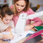 Neatfi (New Model) XL 2,500 Lumens LED Task Lamp with Clamp, 5 Light Modes, 3000-6000K Correlated Color Temperature, 30W, Dimmable, 324 Pcs SMD LED, Desk Light for Home, Office (CCT, White)