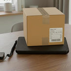 VEVOR Digital Postal Scale, 0.35 oz/3.5 oz Dual Accuracy, 440 lbs Commercial Weight Scale with Hold/Tare Function & LCD Display, Fit for Packages, Postage, Luggage, Battery & Charging Cable Included