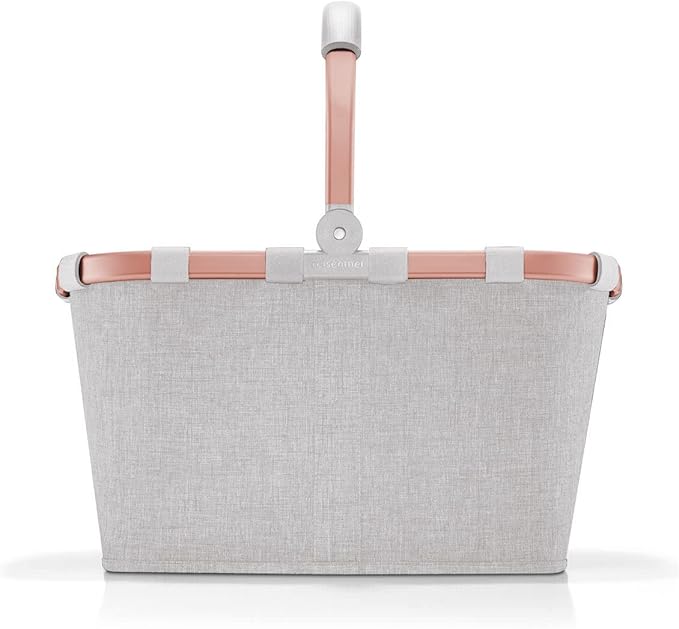 reisenthel carrybag twist sky rose - Sturdy shopping basket with plenty of storage space and practical inner pocket - Elegant and water-repellent design