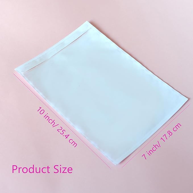 1000pcs 7"x10" Packing List Envelopes Self-seal Packing Slip Envelope Pouches Shipping Label Sleeves Top Loading Packing List Enclosed Bags.