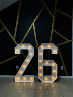 4ft Wood Marquee Letters/Numbers (Price is per Marquee, Once Order is Placed Please Message us to let us Know What Letters/Numbers You Need