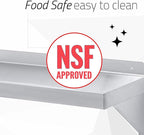 DuraSteel Stainless Steel Wall Shelf - 36" Wide x 12" Deep Commercial Grade - NSF Certified - Industrial Appliance Equipment (Restaurant, Bar, Home, Kitchen, Laundry, Garage and Utility Room)