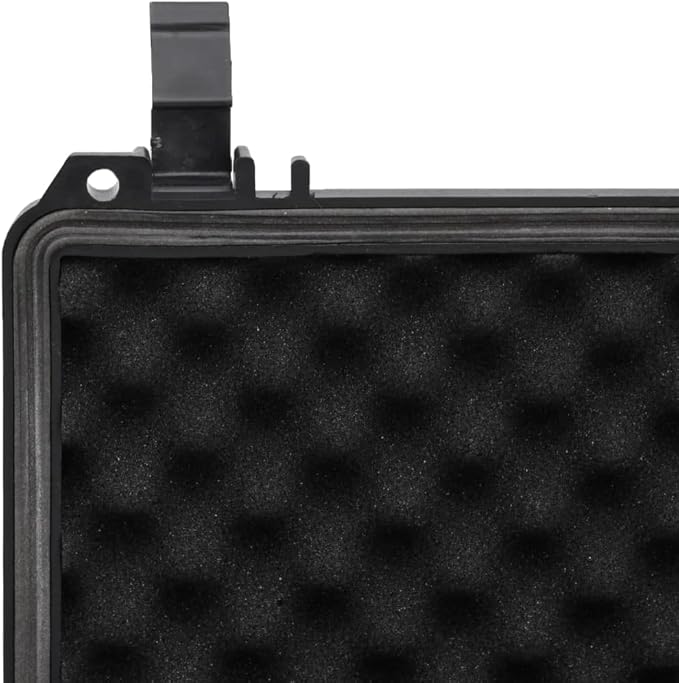 PP Portable Flight Case, Lockable Tool Box for Transportation Travelling, Protective Equipment Case, 9.4"x7.5"x4.3", -281