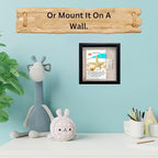 Tasse Verre 8x8 Black Display Shadow Box (2-Pack) Frame w/Linen Background and 16 Stick Pins - Ready to Hang Shadowbox Picture Frame - Box Display Baby Memorabilia Wedding