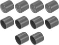 uxcell 10pcs Rubber End Caps 25mm(1") ID Vinyl Round End Cap Cover Screw Thread Protectors Dark Grey