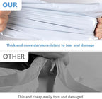 50Pack 19.6x26" White Poly Mailers - Safe for E-Commerce Shipping & Clothing Packaging