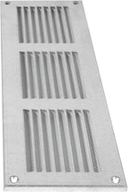 Repa Market 12x4 Inch Air Vent Cover/Galvanized Steel Louvered Grill Cover with Mesh Screen/Wall or Ceiling Vent/Durable Flush Mount HVAC Register for Indoor and Outdoor Ventilation