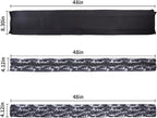 2PCS 48-Inch Trolling Motor Cable Sleeve,Zippered Rigging Sleeve,Made of Neoprene Thick Trolling Motor Sleeve,Great for Cover Wire and Extension Cords (Camouflage Blue)