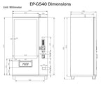 Refrigerated Beverage Vending Machine with Elevator Delivery Temp Control