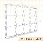 7.38 X9.84 ft Portable Pop up Display Stand Trade Show Backdrop Tension Booth Collapsible Trade Show Booth for Exhibit, Conference, Weddings, Party, Collapsible Space Truss (Frame Only)